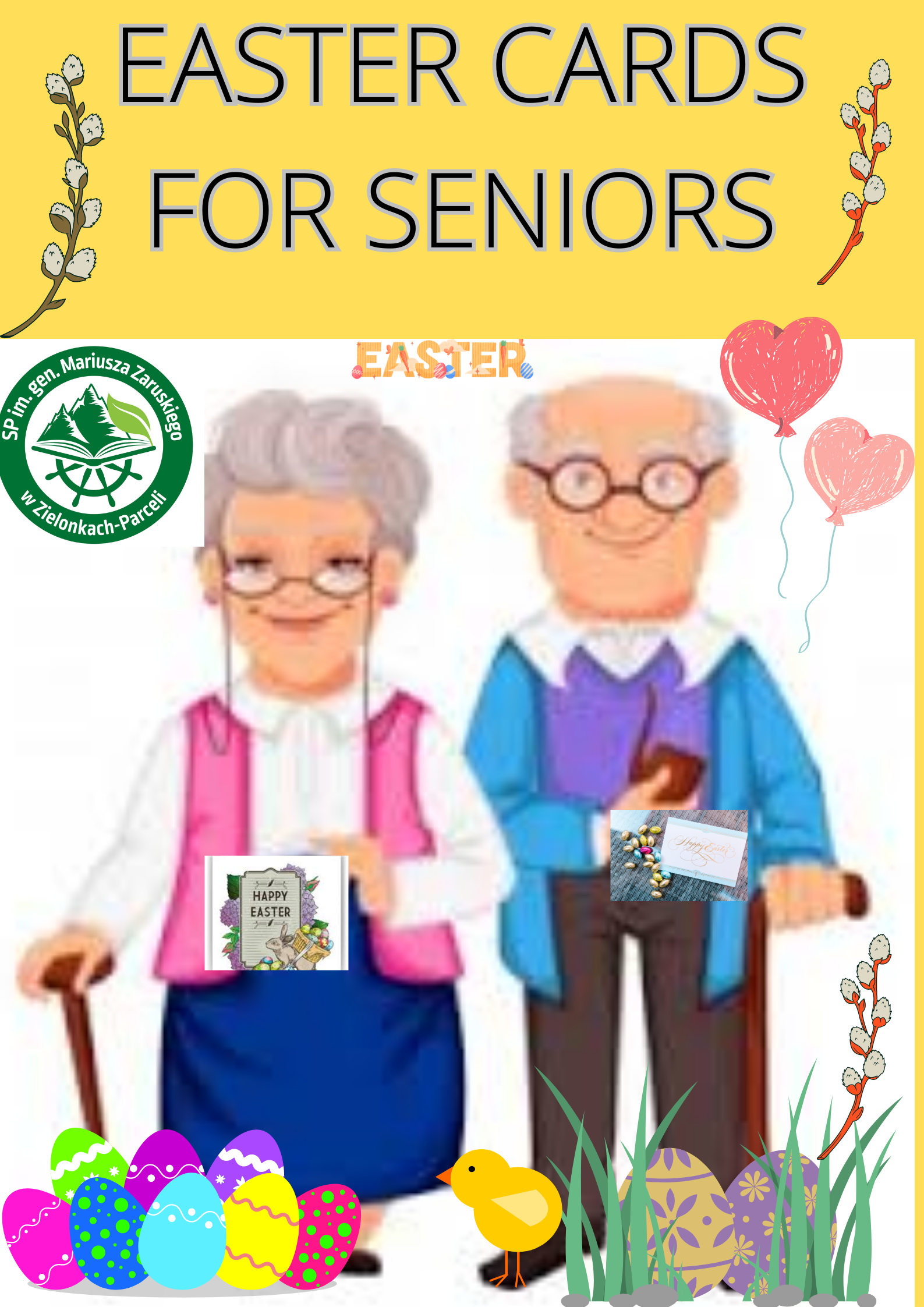 Easter Cards for Seniors – podziękowania