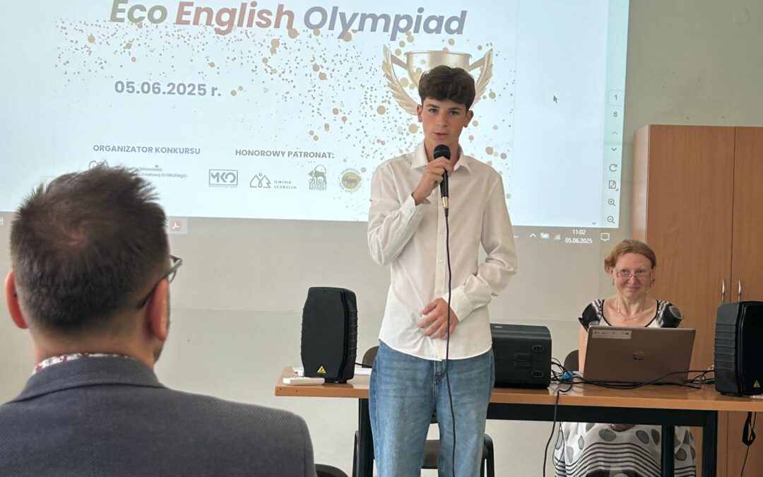 Sukces w wojewódzkim konkursie lingwistyczno-filmowym Eco English Olympiad