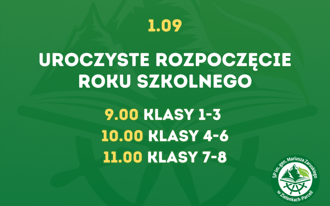 Uroczyste rozpoczęcie roku szkolnego 2025/2026