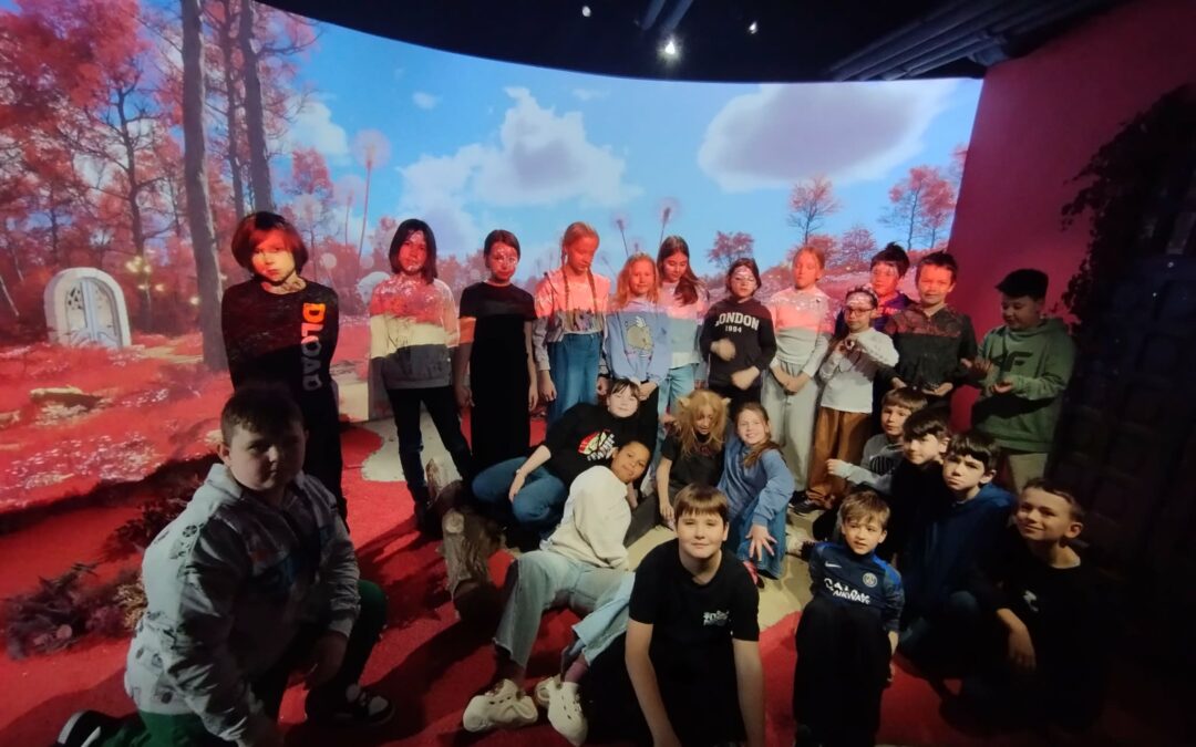 Kleks. Magia kina. Wycieczka klas 3c i 3d