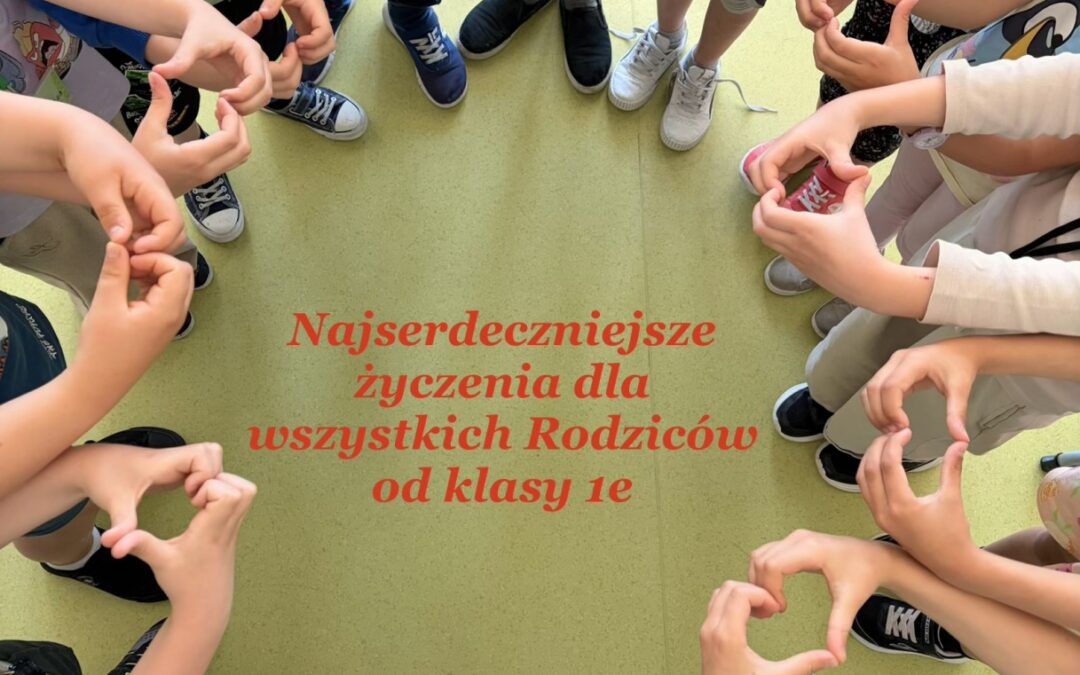Muzyczne życzenia od klasy 1e